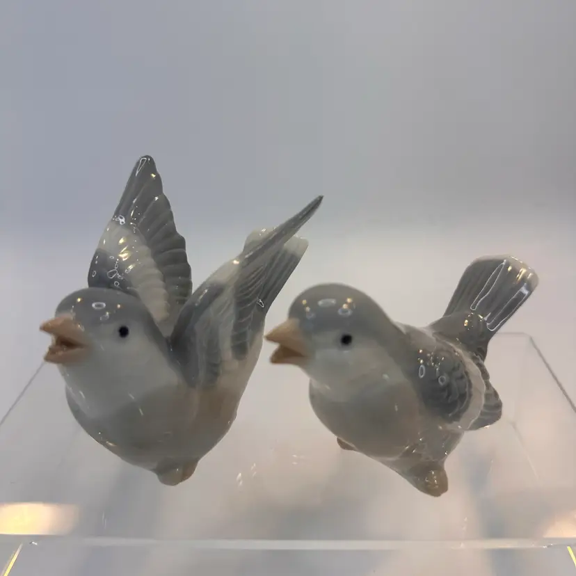 #01 Vintage Otagiri Porcelain Songbirds – Pair