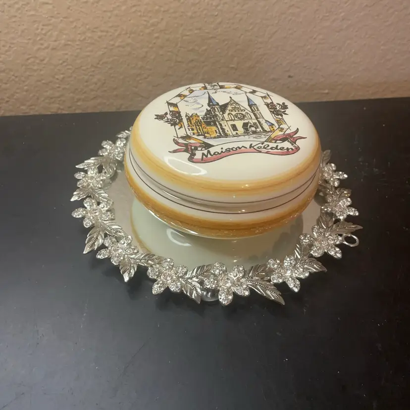 Gorgeous Polychromatic Delft Holland 5” Lidded Box