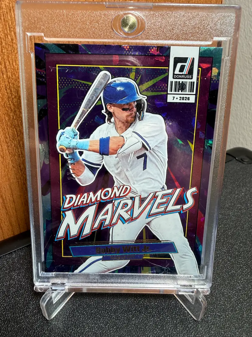 Bobby Witt Jr. 2026 Donruss Marvels Purple ICE/99