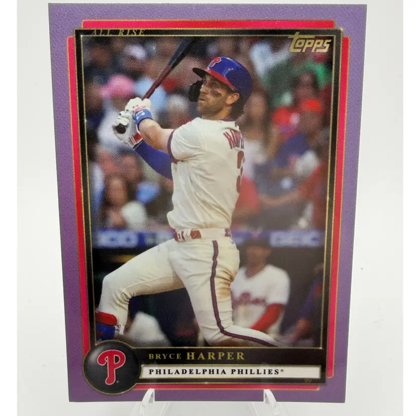 Bryce Harper - 2022 Topps X Aaron Judge Purple #/25