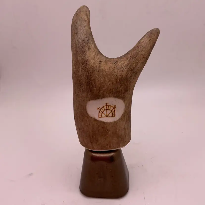 POW1 VTG Antler Bell from Finland 5" Souvenir