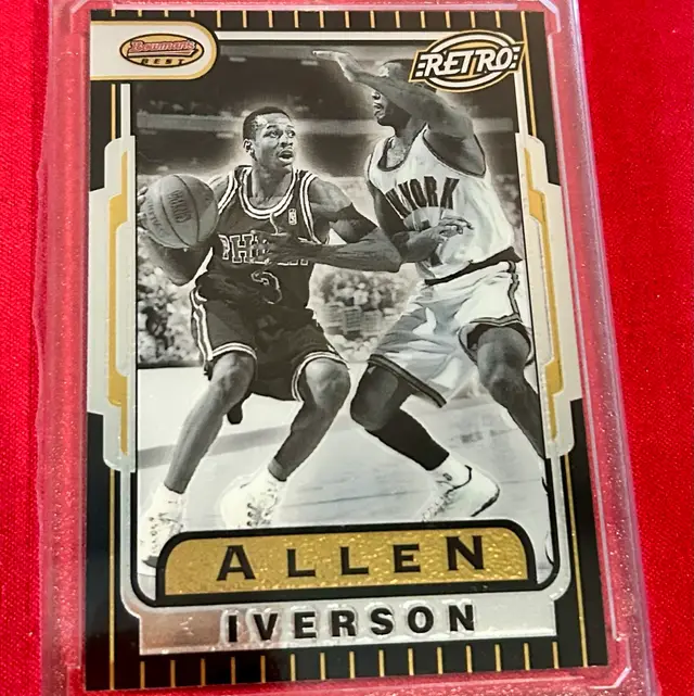 1996-97 Bowman's Best - Retro Allen Iverson #TB13 (RC)