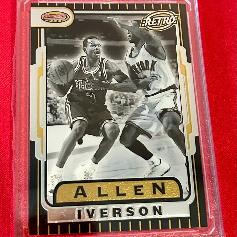 1996-97 Bowman's Best - Retro Allen Iverson #TB13 (RC)