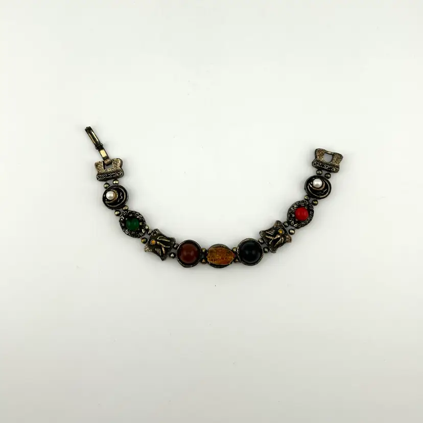 Victorian Revival Charm Bracelet 6.75”