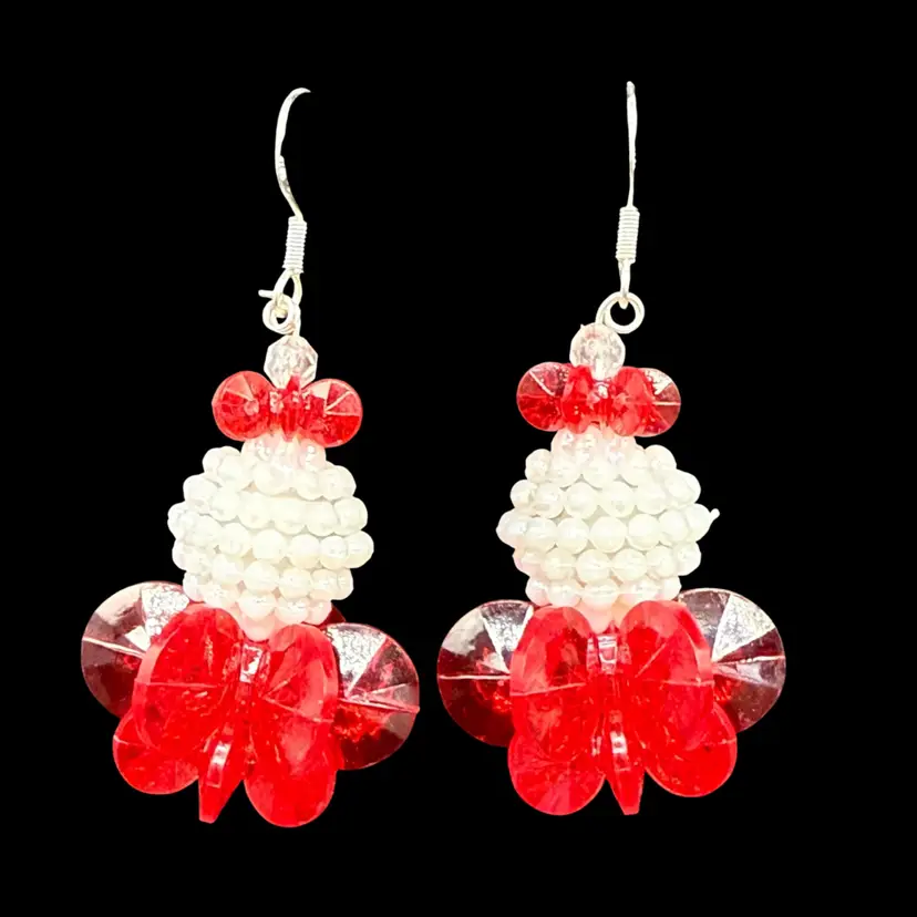 Vintage Inspired Holiday Earrings 925 Ear Wire
