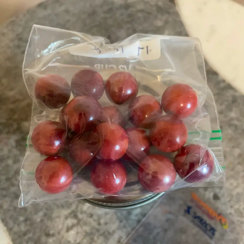 17 Red Swirl Marbles