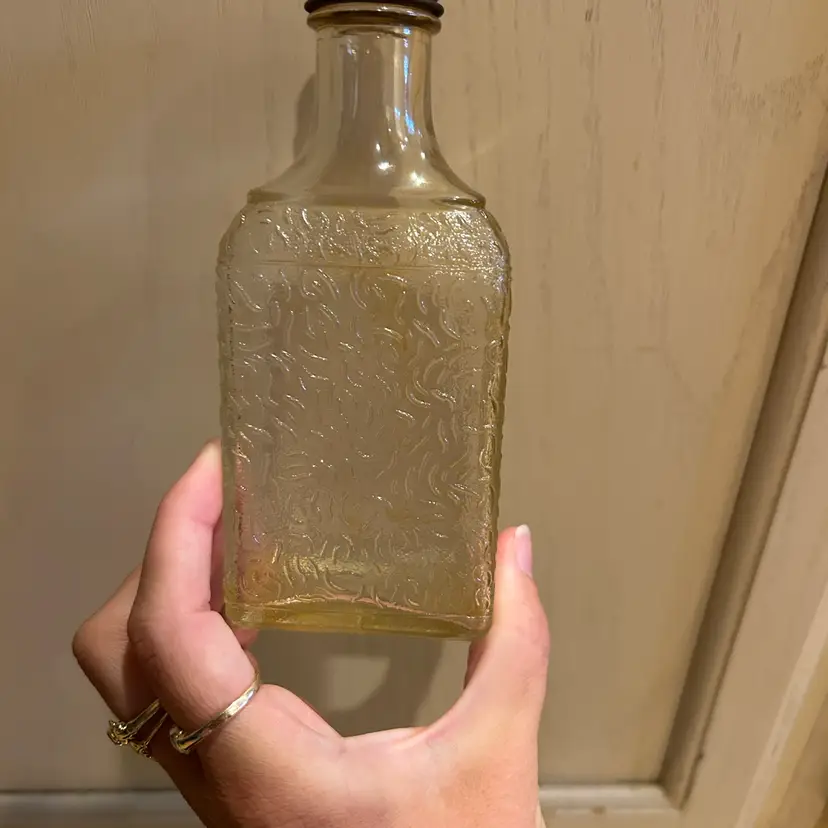 Vintage Clear Glass Jar