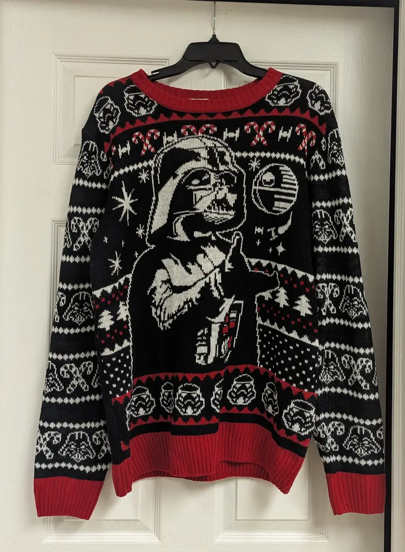 Star Wars Darth Vader Christmas Sweater Size Large (42-44)