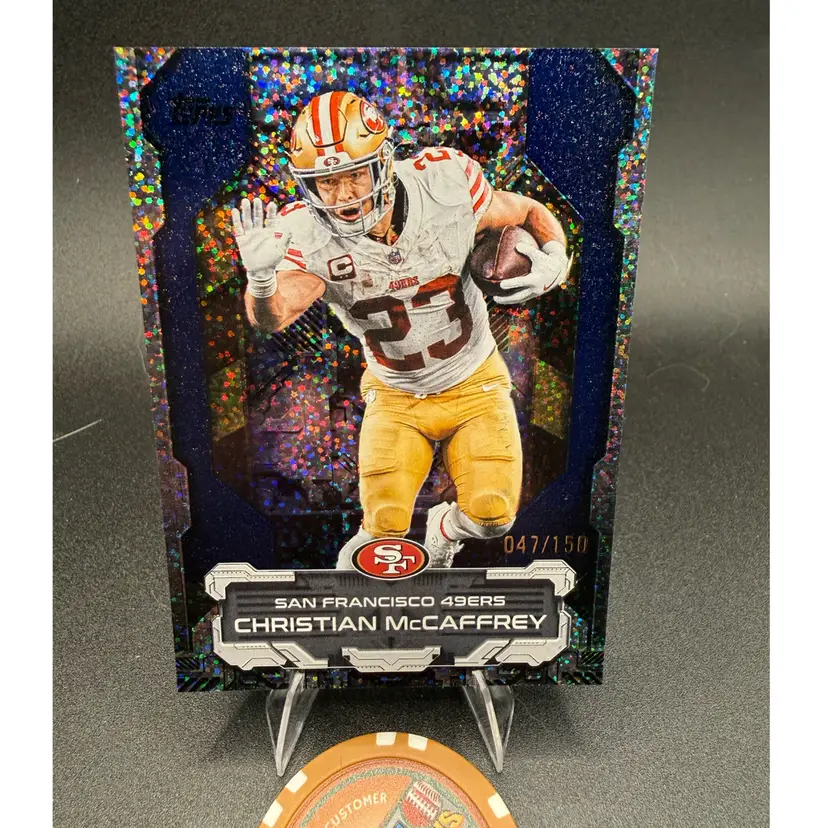 Christian Mccaffrey Touchdown Machines Sp #/150 2026 Topps NFL Flagship San Francisco 49ers