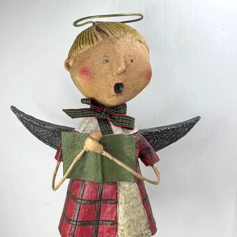 Lori Mitchell Merry Choir Angel Retired Christmas Folk Art Figurine A1307