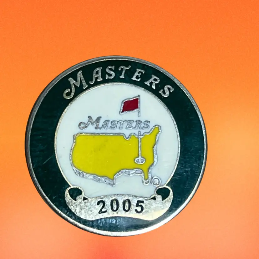 Tiger Woods 2005 Masters Golf Ball Marker His 4th Masters Win