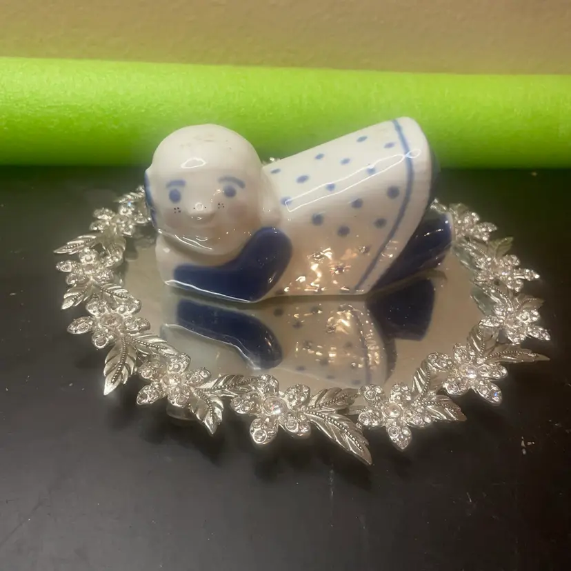1970 Porsgrund Norway Porcelain Figurine designed by Kirsten Laub Eberlein From European Fleamarket