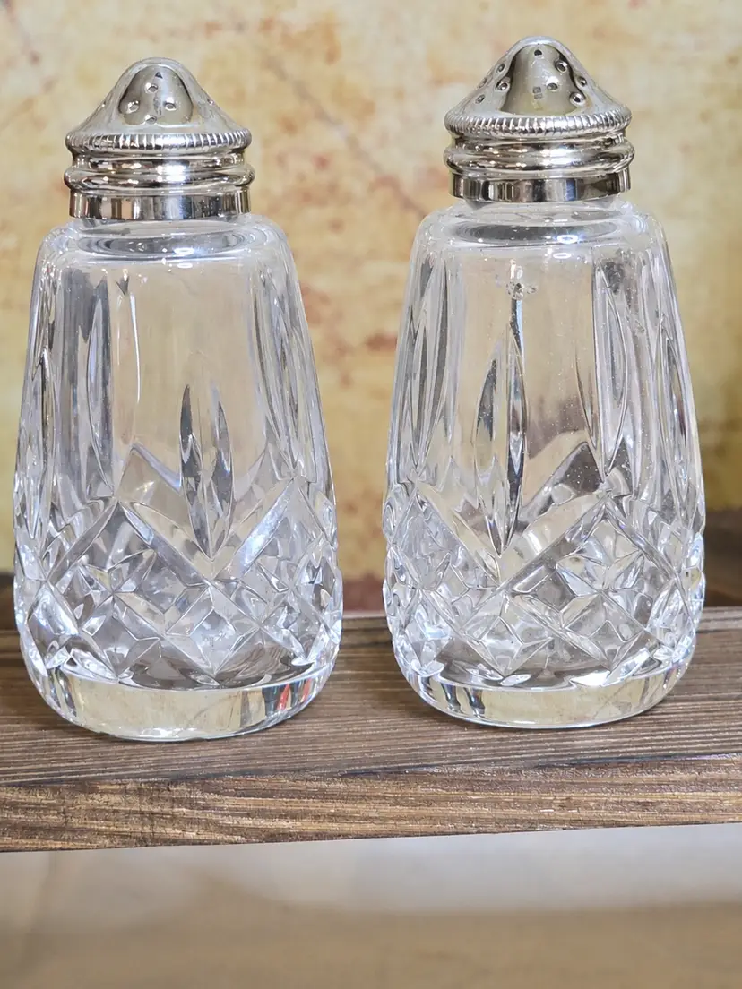 Vintage Crystal Salt Shaker