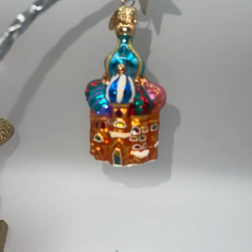 CHRISTOPHER RADKO LITTLE GEM BASIL DAZZLE RUSSIAN CHURCH 3.5" ORNAMENT