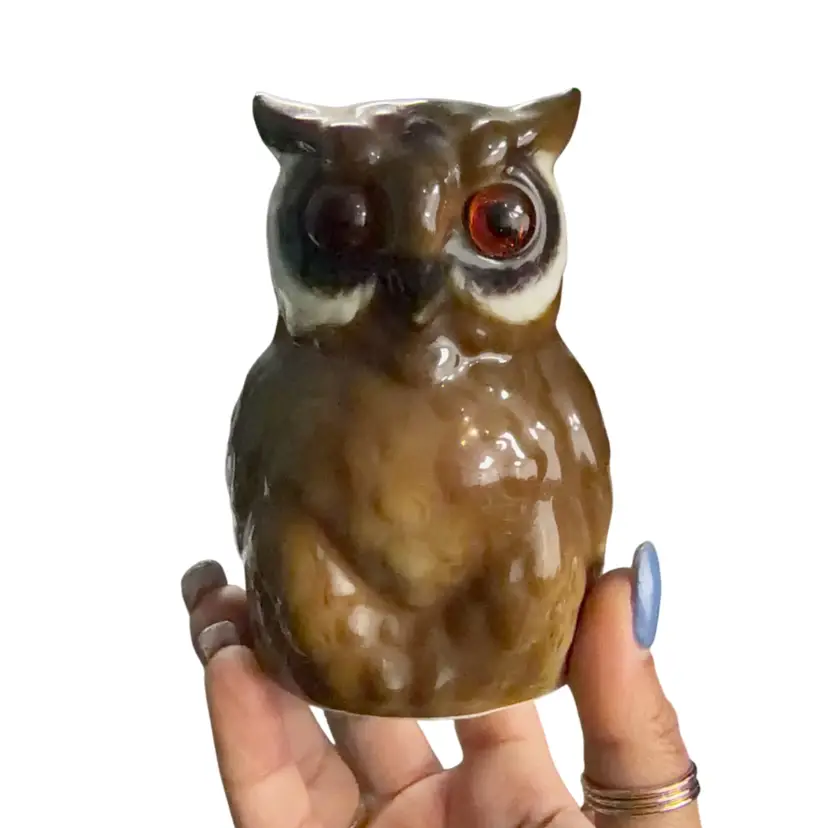 Vintage Gerold Porzollen Owl Bell, West Germany