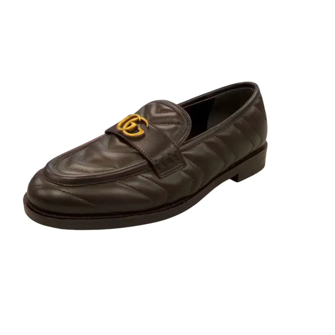 Gucci GG Marmont Quilted Leather Loafers Sz 34.5