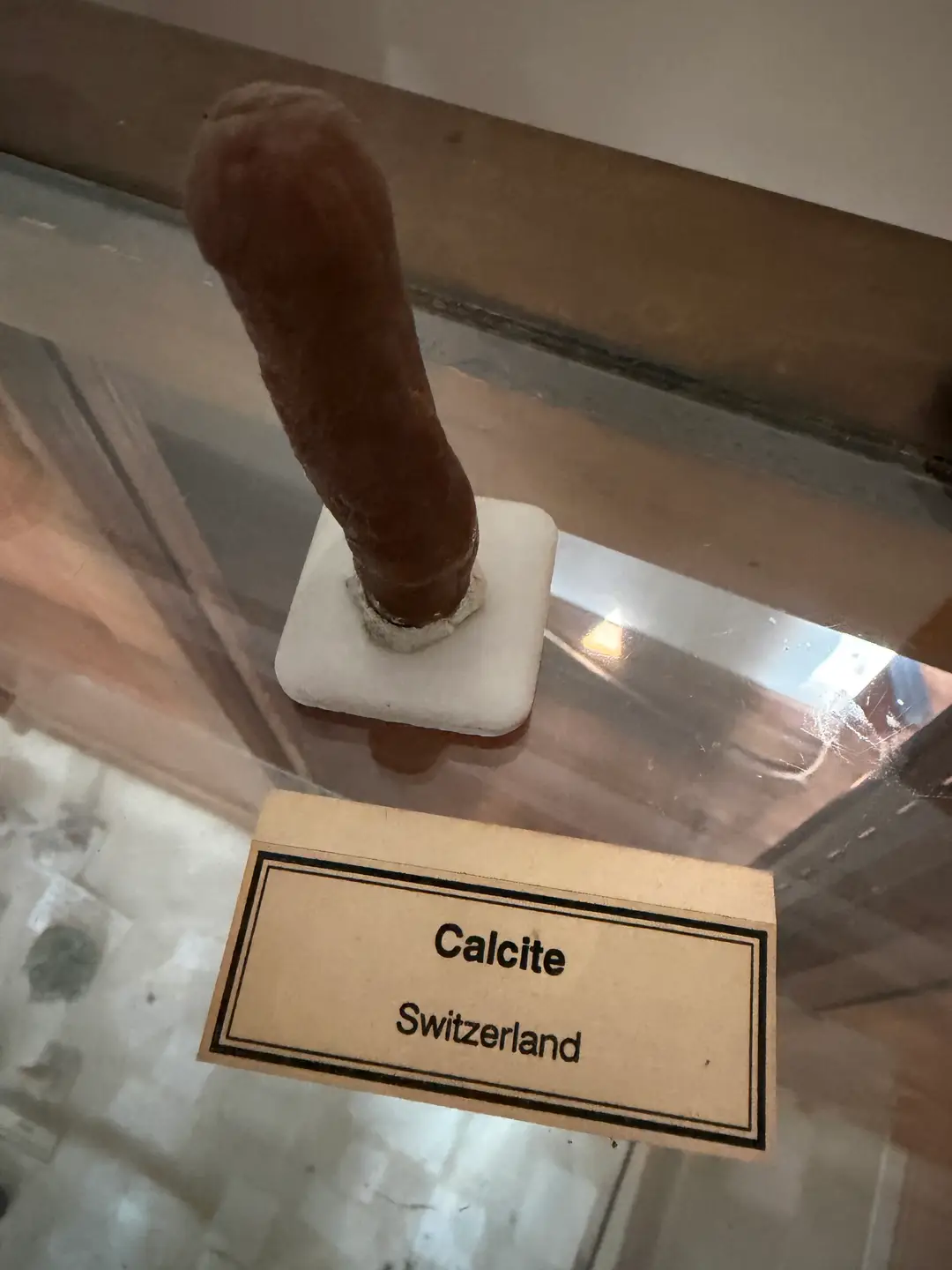 Stalactite specimen from Henry Schmidt's collection