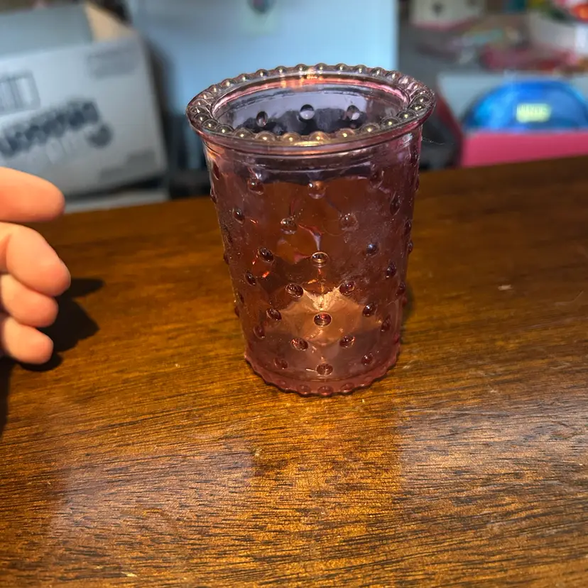 Pink Tooth Pick Holder