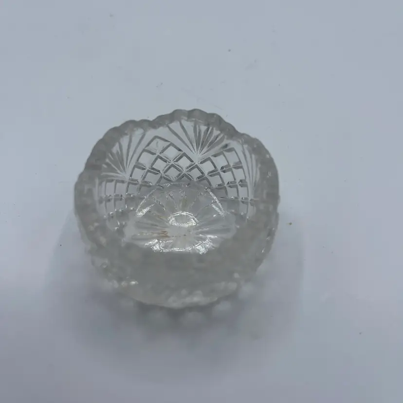 Press Class Round Fan Design, Salt Cellar Vintage