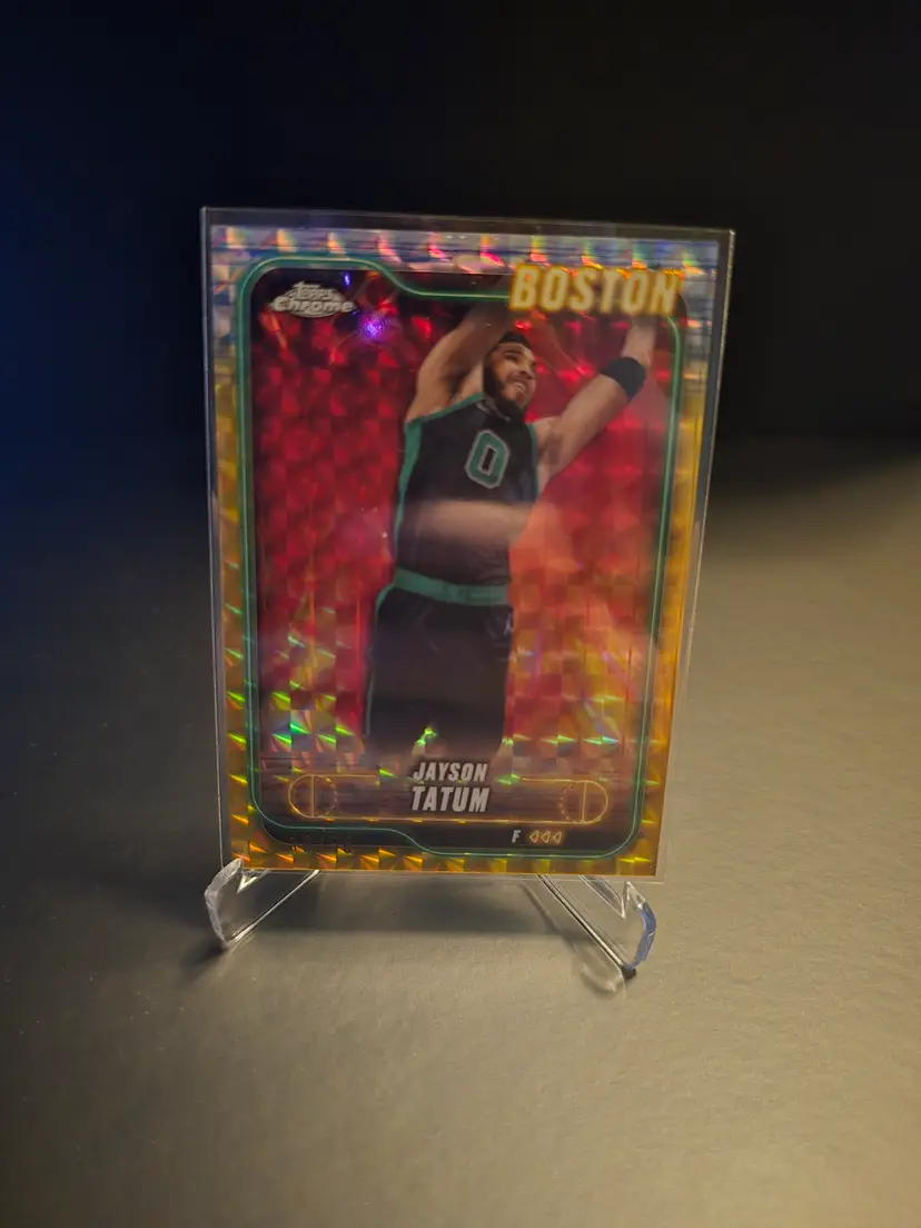 Jayson Tatum - 2024 Topps Gold Geometric /50