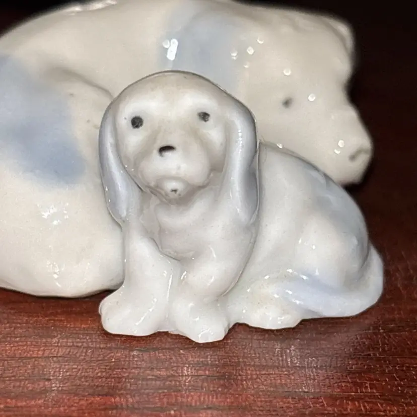 3” And 3” Puppies Blue And White