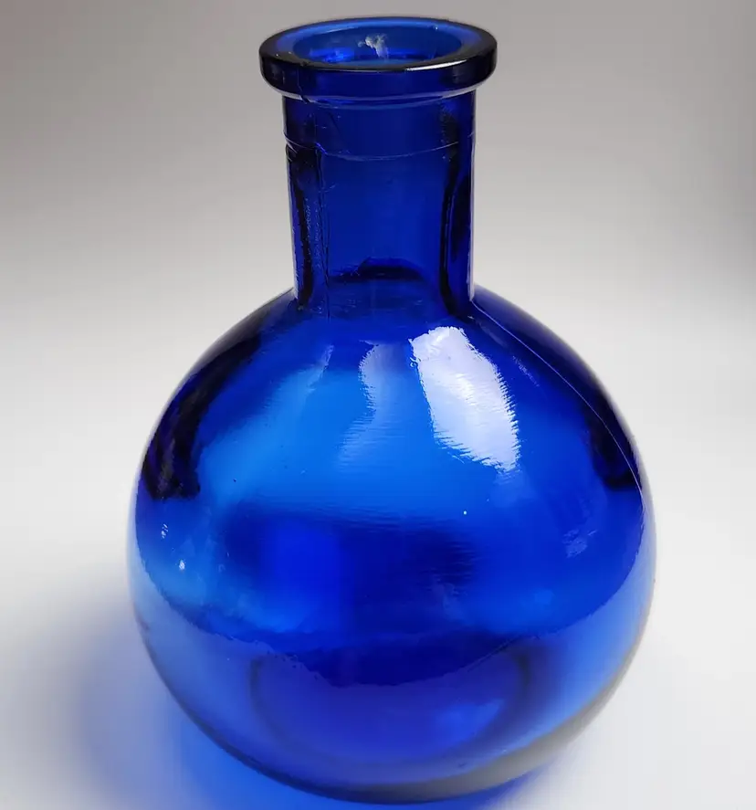 Cobalt Blue Apothocary Bottle