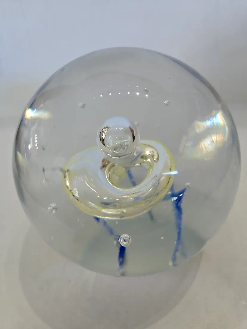 Chinese Bubble Paperweight 2½"