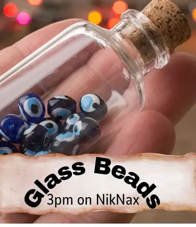 Glass Beads- Birds, Apples, And More