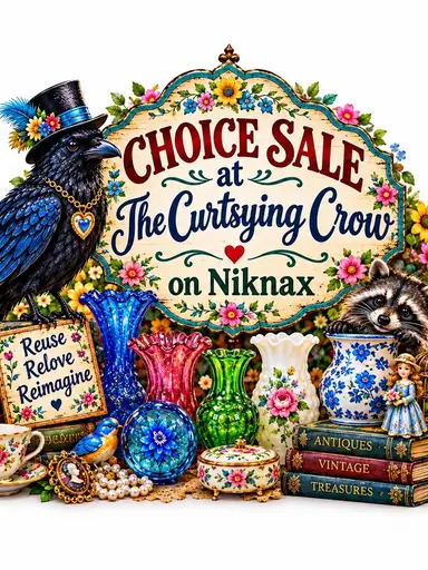 The Curtsying Crow On Niknax Choice Sale $3 Start