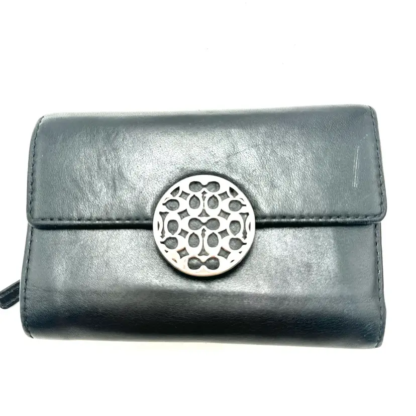 Coach Black Leather Alexandra Wallet ***Read***