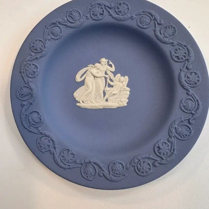 #01 Wedgwood Blue Jasperware Plate