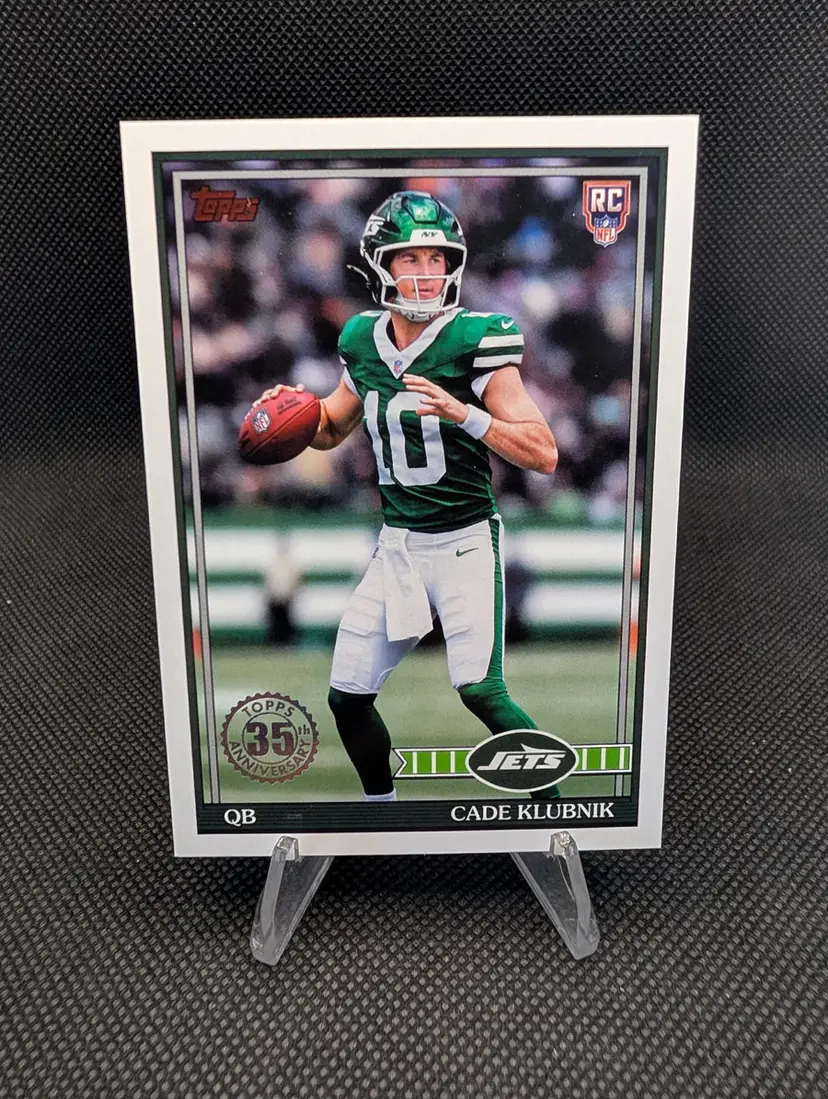 Cade Klubnik 2026 Topps Football 35th Anniversary Rookie (RC) #91TR-6 - New York Jets