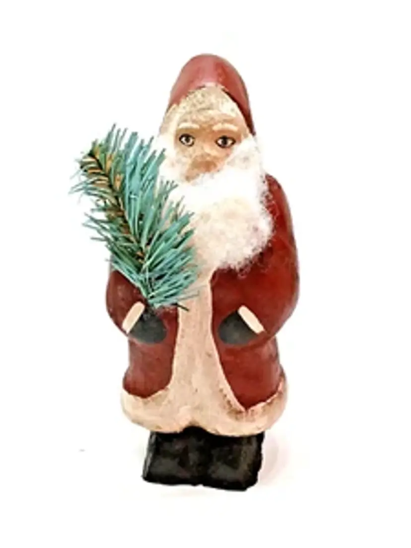 1994 Richard (Rich) Connolly Signed Hand-carved Folk Art Wood Wooden Santa 🎅