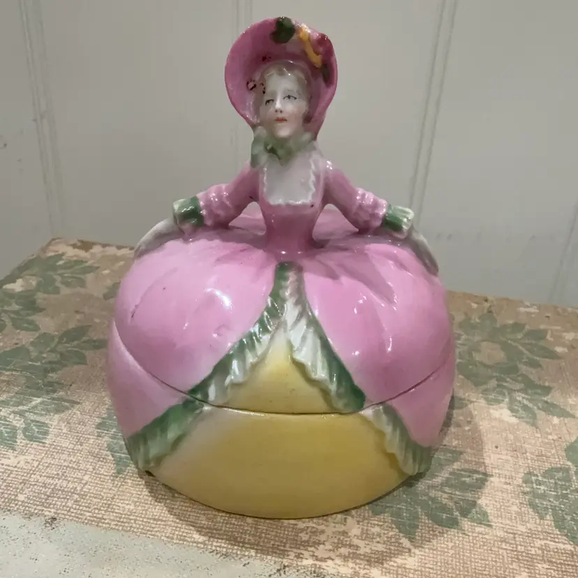 Porcelain Lady Trinket Box