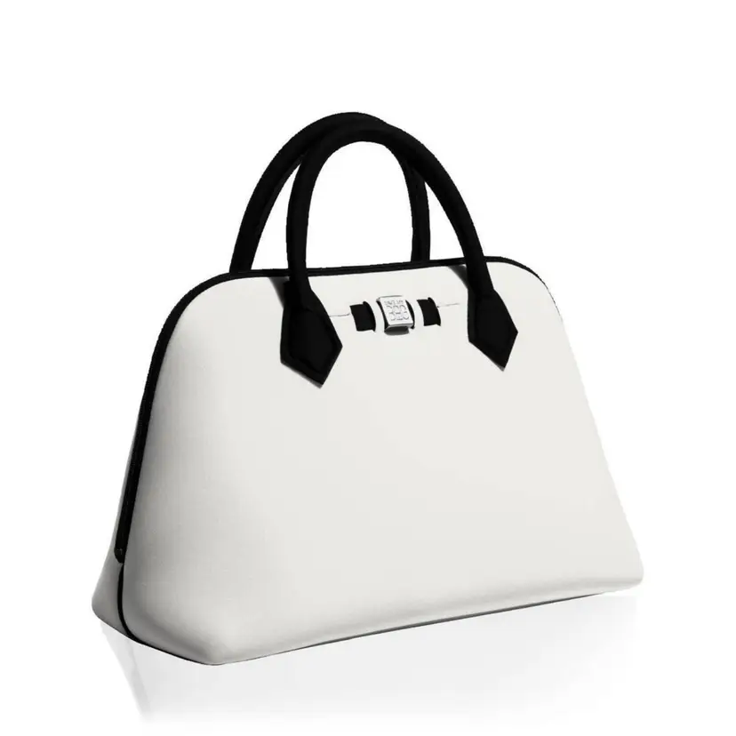 SAVE MY BAG WHITE WASHABLE ECO NEOPRENE HANDBAG