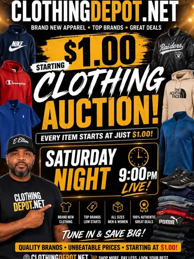 Random Pulls Clothing $1.00 Starts