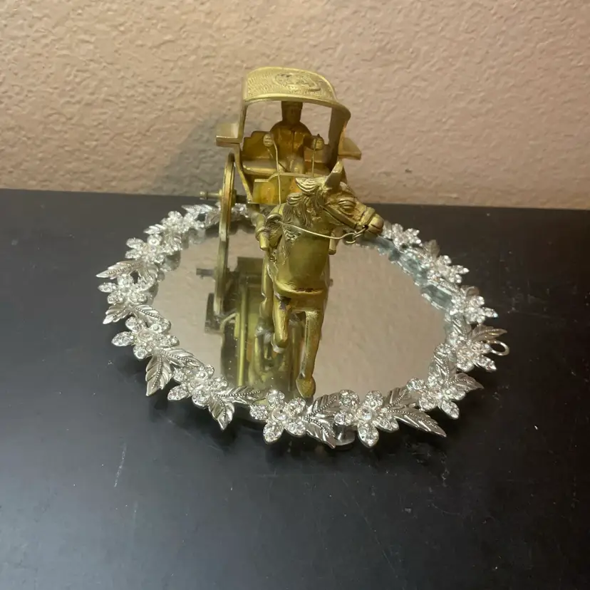 EXQUISITE 1930 Baroque French Style Solid Brass Stage Coach