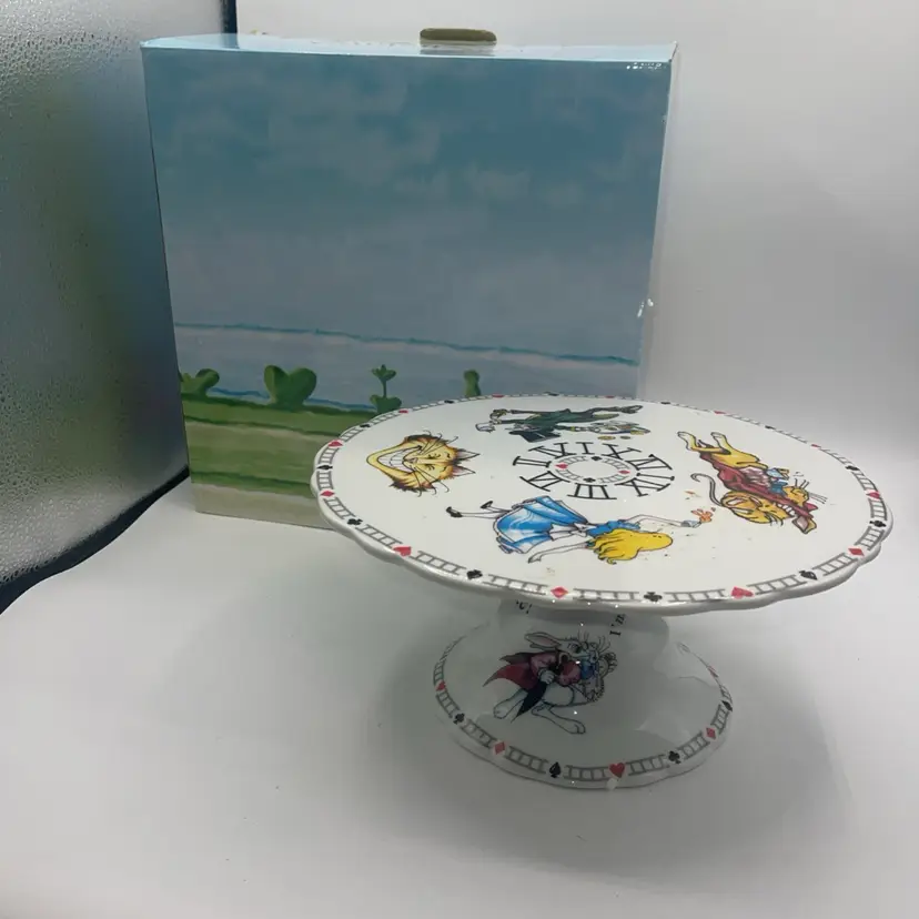 Alice In Wonderland Cake Pedestal Paul Cardew Excellent Condition