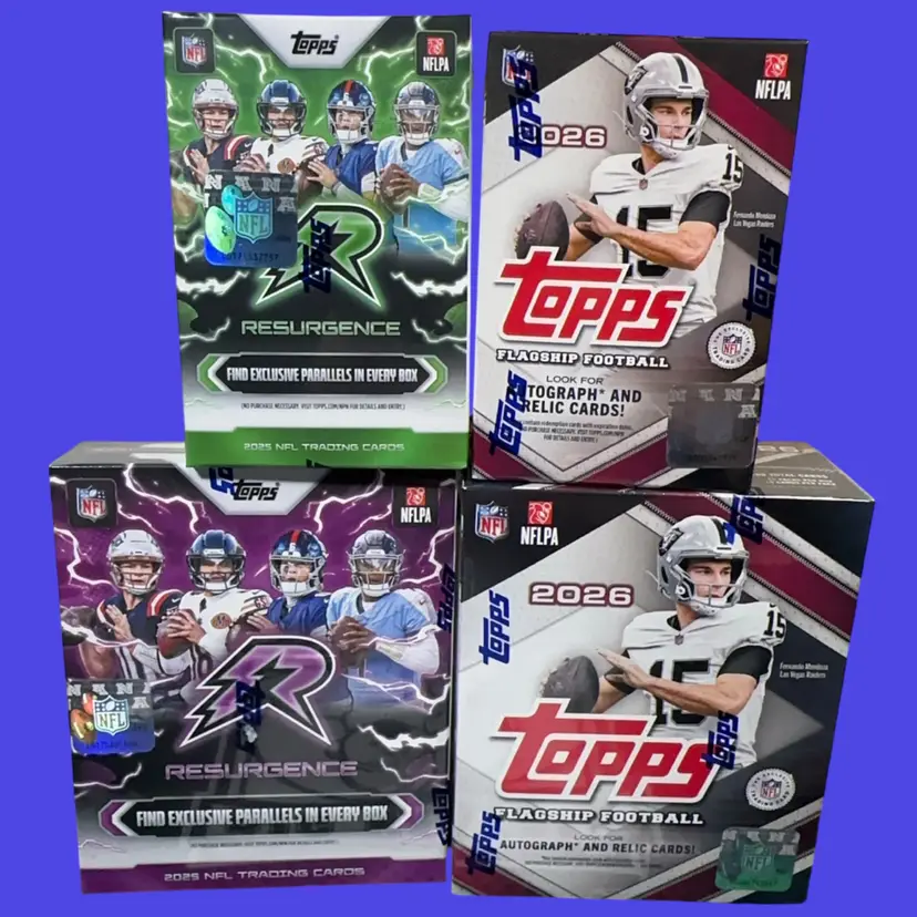 BN 011: 2026 Topps Flagship Football And Resurgence Mega/Blaster Division Rip