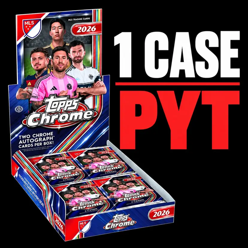 2026 Topps MLS Chrome Full Case PYT Live Rip (26-039)
