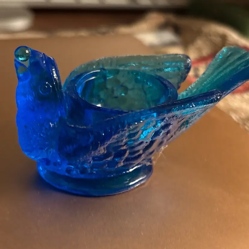 Devinhart Blue Bird Salt Cellar