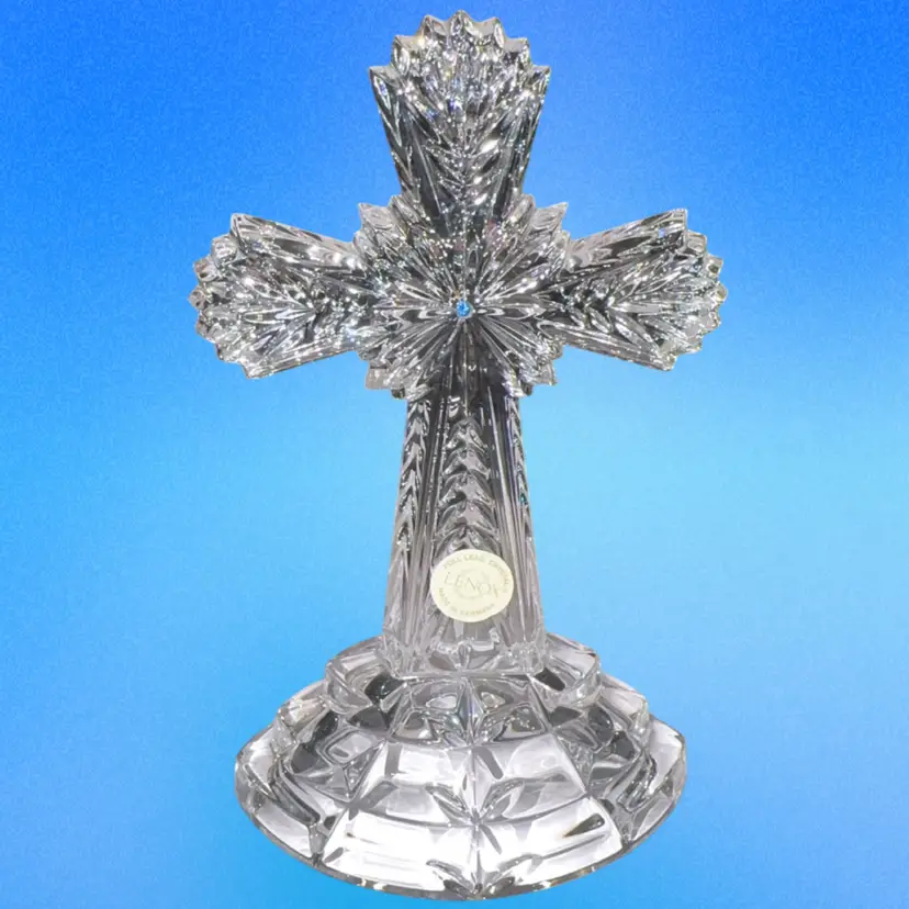 Lenox Inspirational Collection Jeweled Crystal Cross - Made In Germany