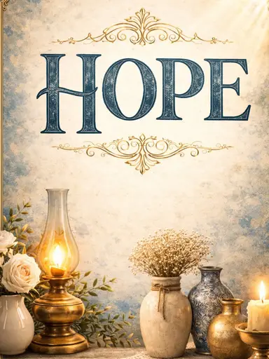 Vintage Decor And Jewelry With Hope