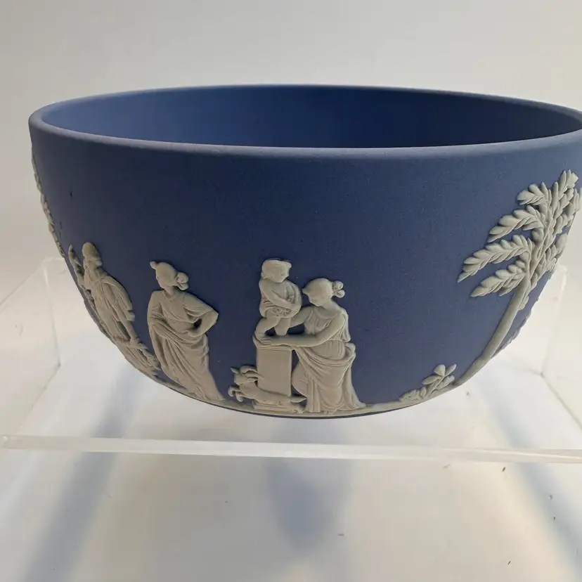 Wedgwood Portland Blue Jasperware Bowl