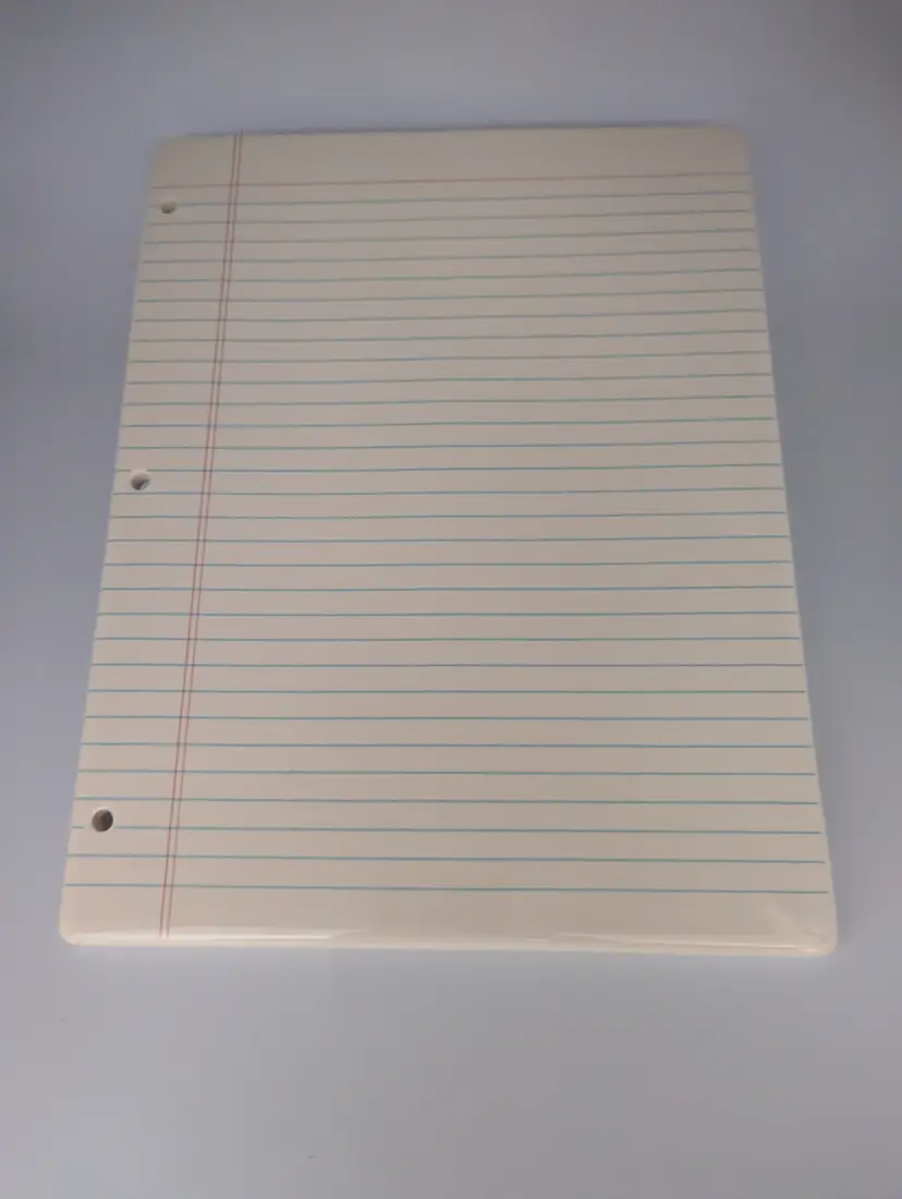 Fishs Eddy Ceramic Binder Paper Tray/Platter