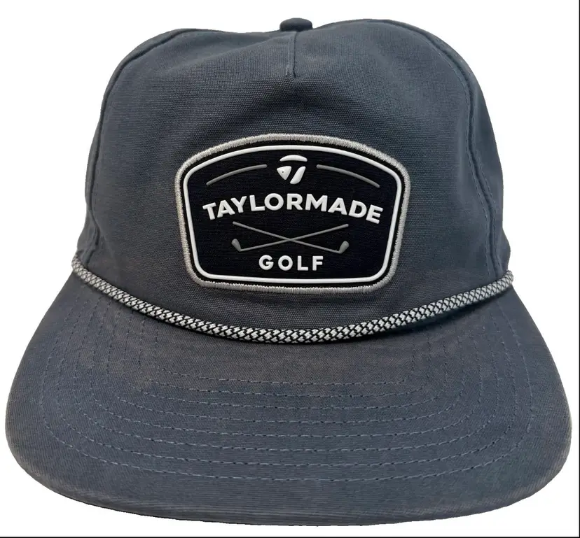 TaylorMade Golf 2024 Daytona Lifestyle Steel Blue Rope Snapback Unisex Golf Hat