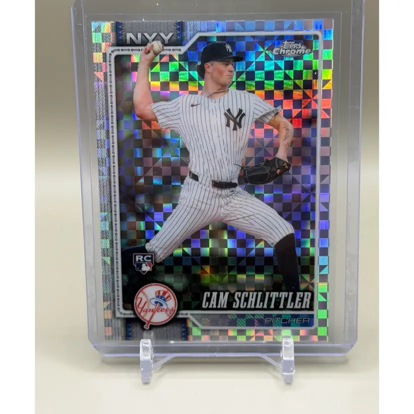 Cam Schlittler 2026 Topps Chrome X-fractor RC New York Yankees