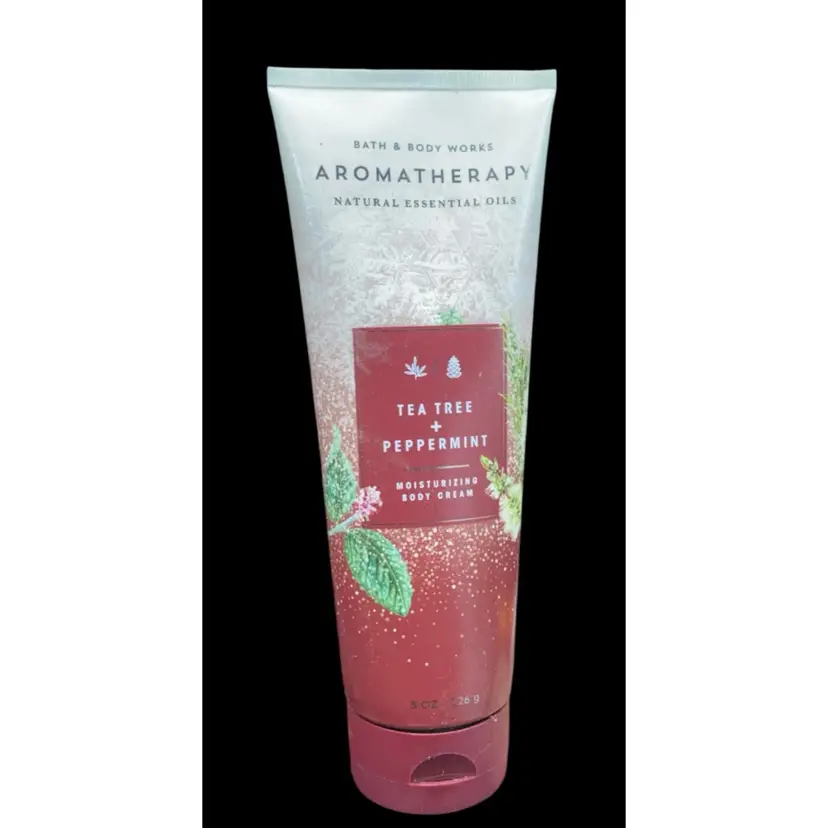 #17- Bath And Body Works 8 Oz New Old Stock Body Cream- Tea Tree And Peppermint