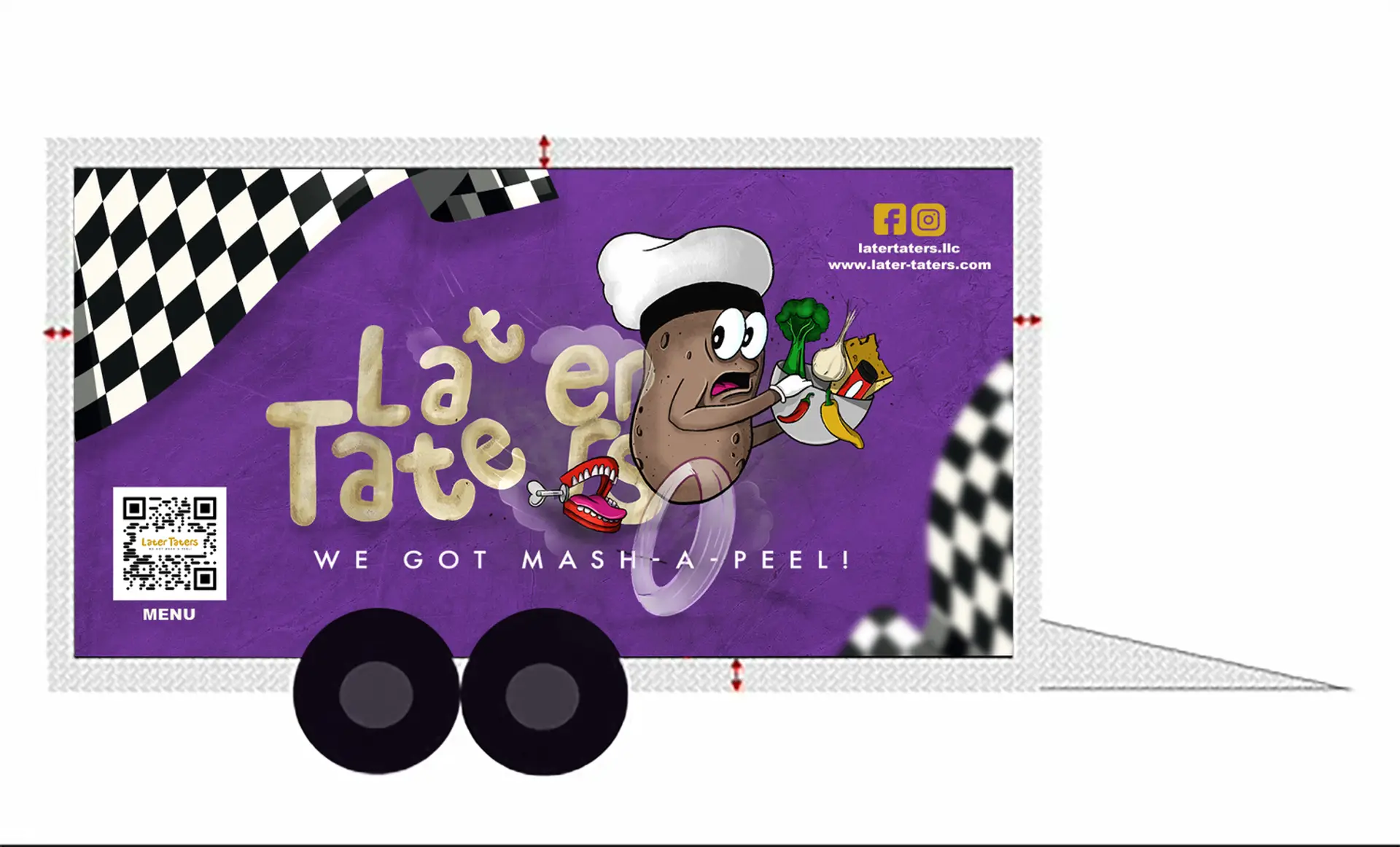 Later Taters team photo with branding