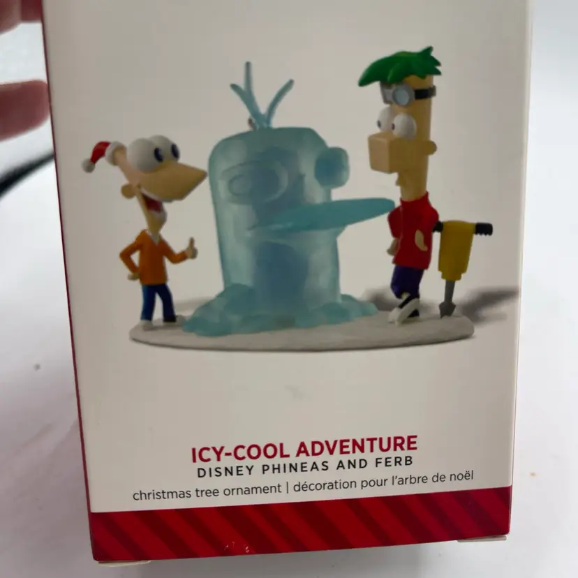 Hallmark Disney  Ornament Icy-Cool Adventure Phineas & Ferb 2014 NIB
